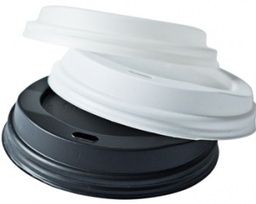 [003009-18] Hot cup dome lid, Color: White, Fits 10 oz to 20 oz cups, 1000/cs