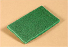 [020004-03] Scouring pad, heavy-duty, Size: 6"x9", Color: green, 60/case