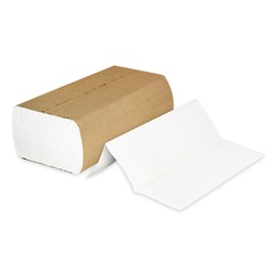 [021004-45] Multi-Fold Towel, 9.5"x9.25", 1 ply, Made with 100% Recycled Fibers, White, 4000/cs, Made in USA, 18.74 lb