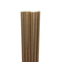 [019062.01-01] *SPECIAL ORDER ITEM* 8" Jumbo Paper Straw Unwrapped, Kraft, Compostable, Paper, 100 Per Box, 6000 Per Case *ESTIMATED DELIVERY 4 WEEKS*
