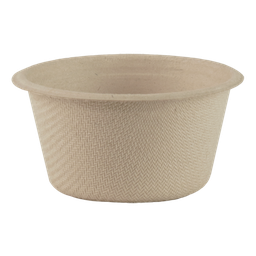 [001001-01] *SPECIAL ORDER ITEM* 2 oz portion cup, Material: Unbleached plant fiber, Color: Natural, Compostable, 2000/cs, ESTIMATED DELIVERY 6 TO 8 WEEKS