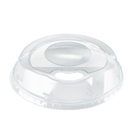[104102] DRINK ECO Sip lid, Fits 9 oz, 12 oz,16 oz & 20 oz  cold cups, Color: clear, Material: 100% Post Consumer Recycled PET, Recyclable,1000/cs