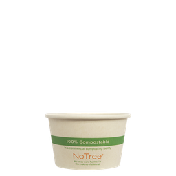 [001035-01] 4 oz NoTree Paper Portion Cup, Compostable, 1000/cs