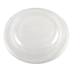 [004105-01] Lid for 16-32 oz plant fiber bowl, Color: Clear, Compostable, 300/cs