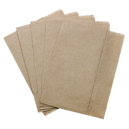 [012002-03] *Special Order* Full-Fold dispenser napkin, Size: 12"x12", 1 ply, Color: Kraft, Made from 100% recycled fiber, Compostable, 6000/cs  Lead time 1 to 2 weeks