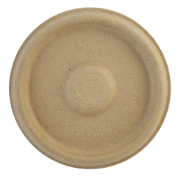 [001005-01] *SPECIAL ORDER ITEM* Flat lid for 2 oz portion cup, Unbleached plant fiber, Natural, Compostable, 2000/cs, Special Order Item, Non-refundable, 3 to 4 week lead time