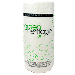 [012047-03] Kitchen roll towel, Color: White, Size: 11"x8", 2-ply, Made from 100% recycled fiber, Green Seal Certified, 85 sheets/roll; 30 rolls/cs