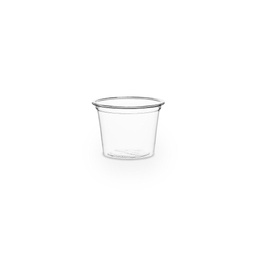 [001034-30] 1 oz PLA cold portion cup, Material: PLA, Color: Clear, Compostable, 5000/cs