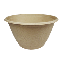 [004145-01] *SPECIAL ORDER ITEM* 6 oz Fiber Round Bowl, Material: Unbleached plant fiber, Color: Natural, Certified Compostable, 1000/cs *ESTIMATED DELIVERY 4 TO 8 WEEKS* (NOT RETURNABLE)